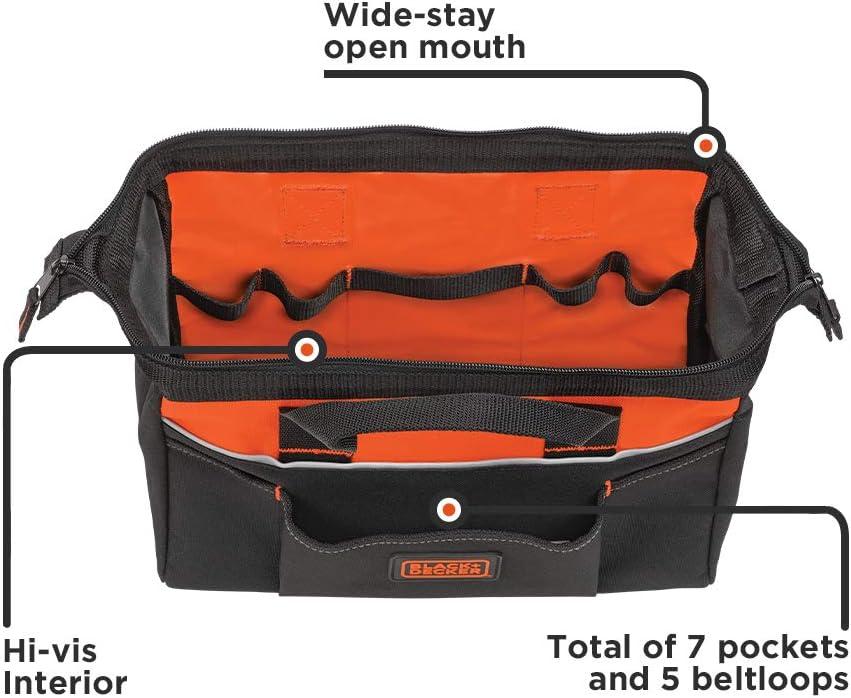 imageBLACKDECKER Tool Bag 12inch BDST500001APB
