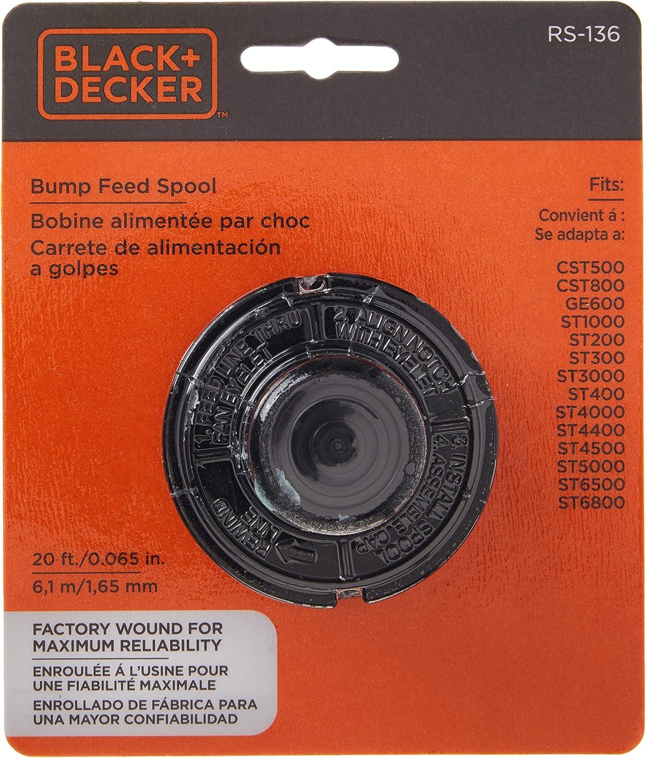 imageBLACKDECKER Trimmer Line 20Foot 0065Inch RS1361 Count Pack of 2