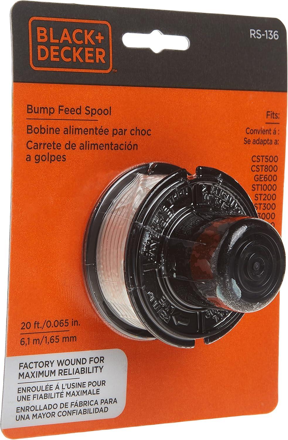 imageBLACKDECKER Trimmer Line 20Foot 0065Inch RS1361 Count Pack of 2