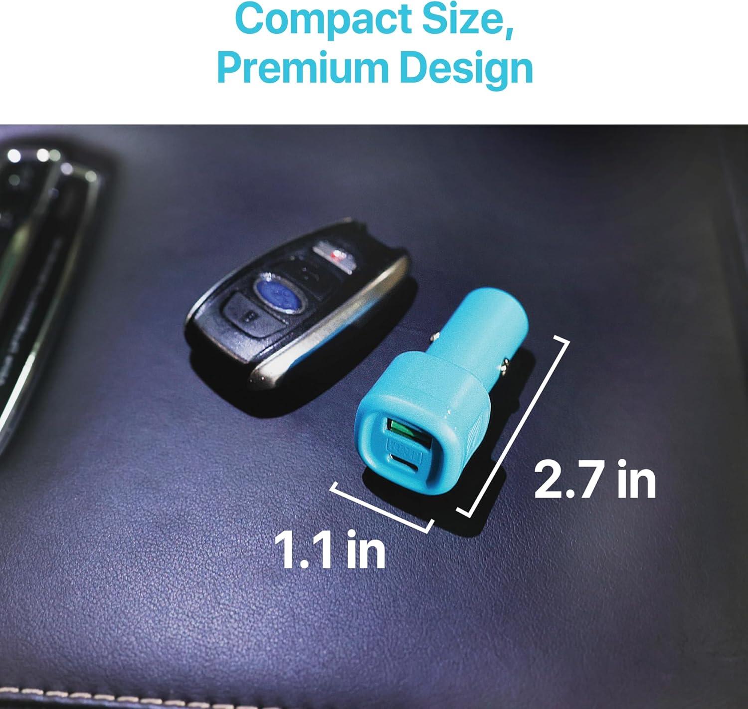 imageBLACKDECKER USB C Car Charger Compact 38W 2Port LED Indicator Type C Charger with Power DeliveryQuick Charge Compatible with iPhone 17 16 15 14 13 Series Pixel 3 2 XL iPad Pro MoreLoch Ness