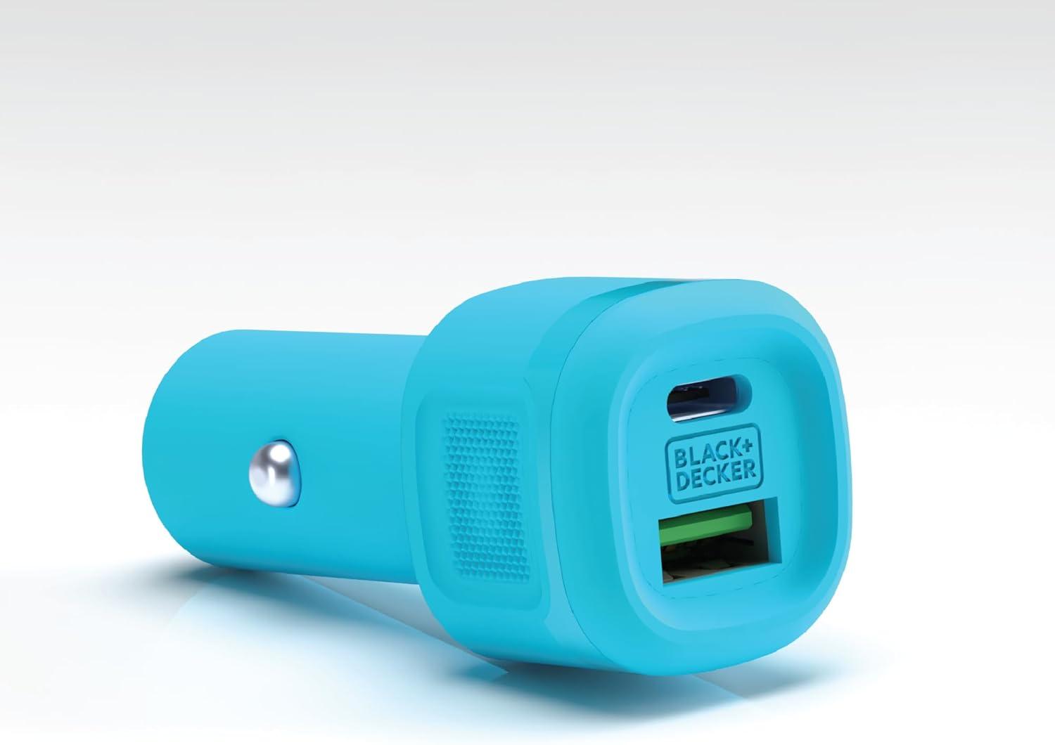 imageBLACKDECKER USB C Car Charger Compact 38W 2Port LED Indicator Type C Charger with Power DeliveryQuick Charge Compatible with iPhone 17 16 15 14 13 Series Pixel 3 2 XL iPad Pro MoreLoch Ness