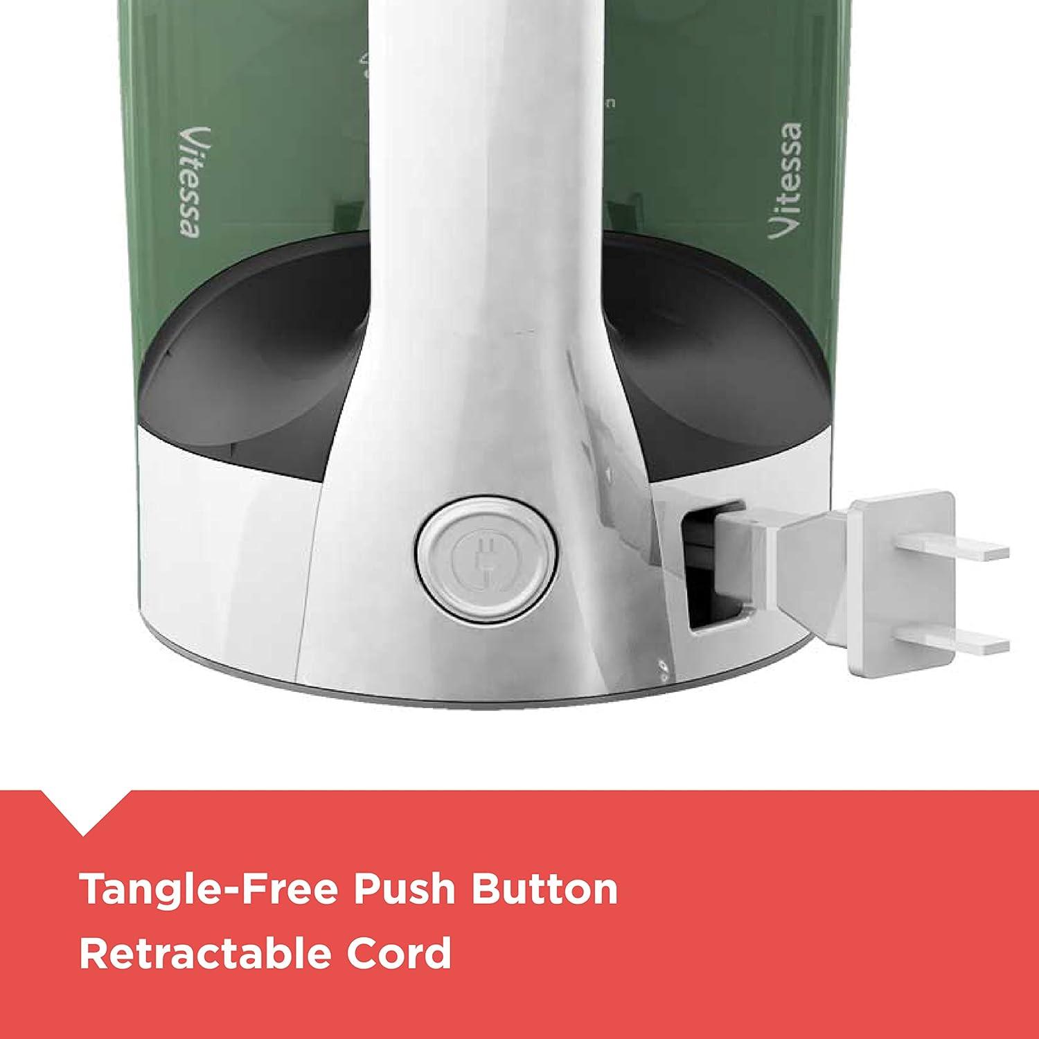 imageBLACKDECKER Vitessa Advanced Steam Iron ICR2020 Even Steam Nonstick Soleplate Auto Shutoff TangleFree Retractabel Cord Green579 x 1173 x 484 Pack of 3