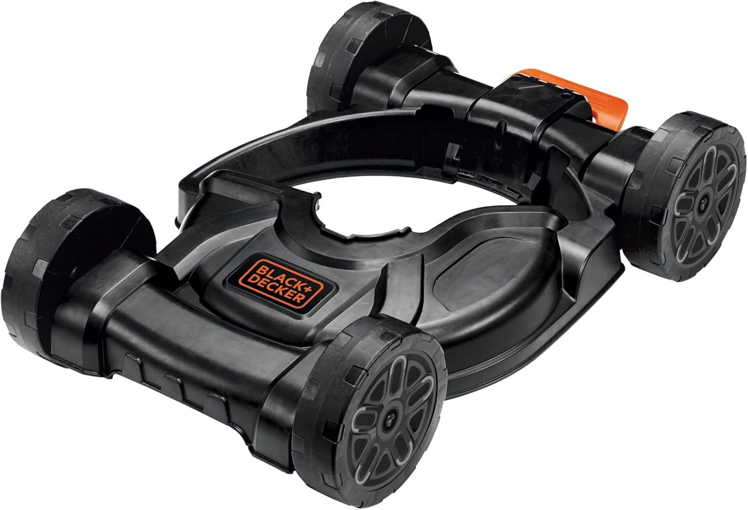 imageBLACKDECKER Weed Eater Lawn Edger and Cordless Lawn Mower 3 in 1 Combo Includes 2 Batteries Charger 12 Inch Battery Powered String Trimmer and Lawnmower Adjustable Length and Height MTC2203in1 Mower Only