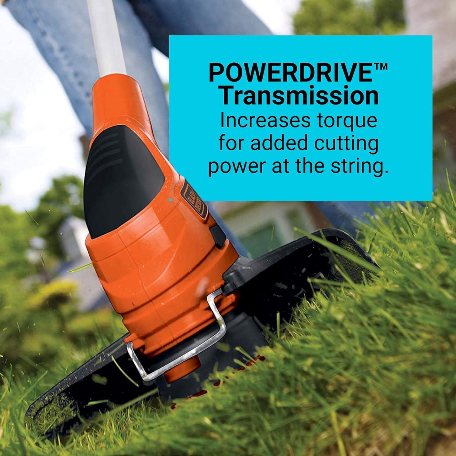 imageBLACKDECKER Weed Eater Lawn Edger and Cordless Lawn Mower 3 in 1 Combo Includes 2 Batteries Charger 12 Inch Battery Powered String Trimmer and Lawnmower Adjustable Length and Height MTC2203in1 Mower Only