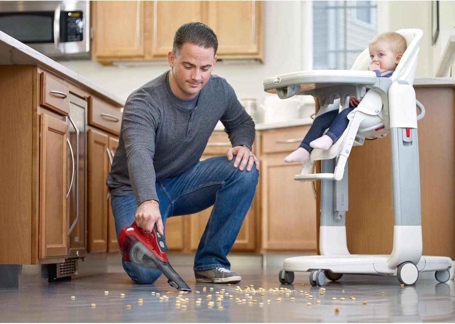 imageBLACKDECKER dustbuster AdvancedClean Cordless Handheld Vacuum Home and Car Vacuum HLVA320J26