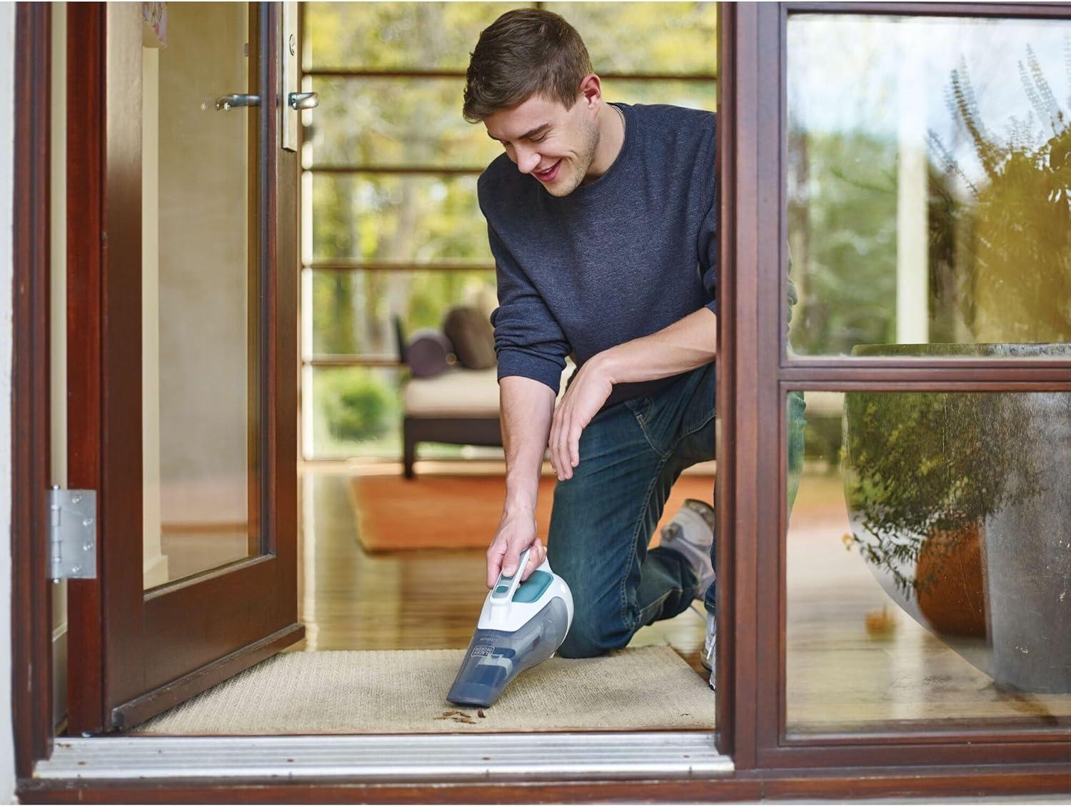 imageBLACKDECKER dustbuster Cordless Handheld Vacuum Portable Vacuum for Car and Home Rechargeable Powerful Suction Wide Mouth HHVI315JO42