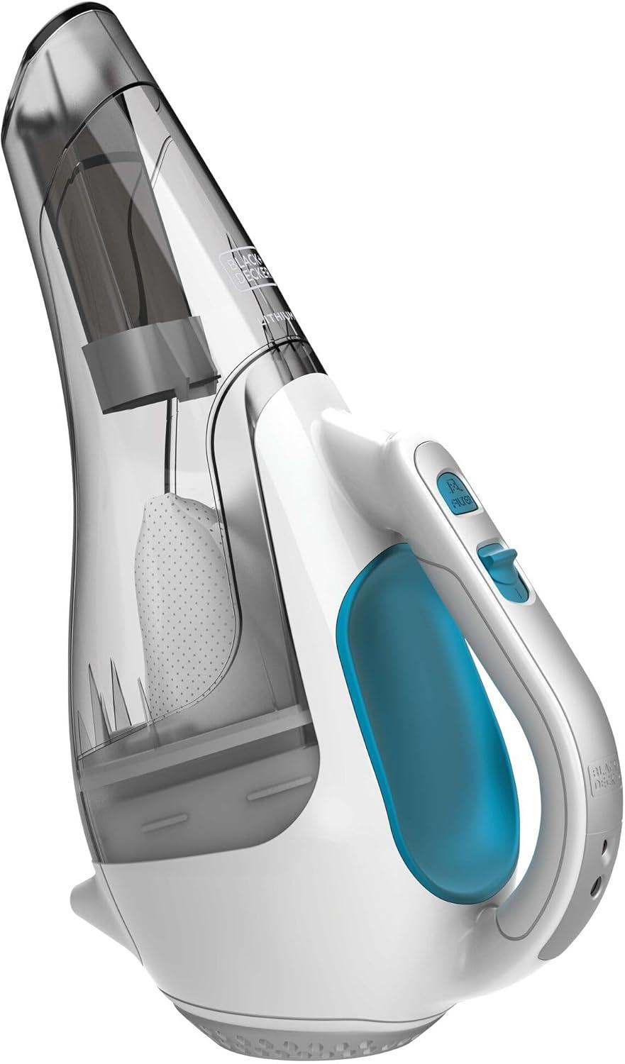 imageBLACKDECKER dustbuster Cordless Handheld Vacuum Portable Vacuum for Car and Home Rechargeable Powerful Suction Wide Mouth HHVI315JO42