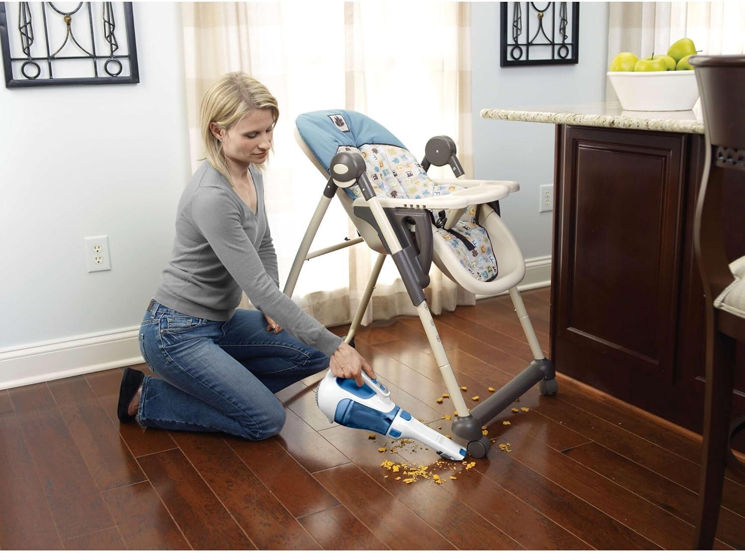 imageBLACKDECKER dustbuster Handheld Vacuum Cordless Car Vacuum Portable 12V with Rotating and Extendable Nozzle HHVI320JR02