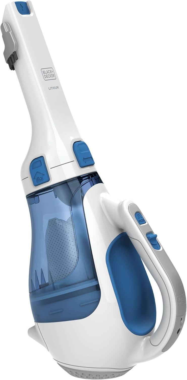 imageBLACKDECKER dustbuster Handheld Vacuum Cordless Car Vacuum Portable 12V with Rotating and Extendable Nozzle HHVI320JR02