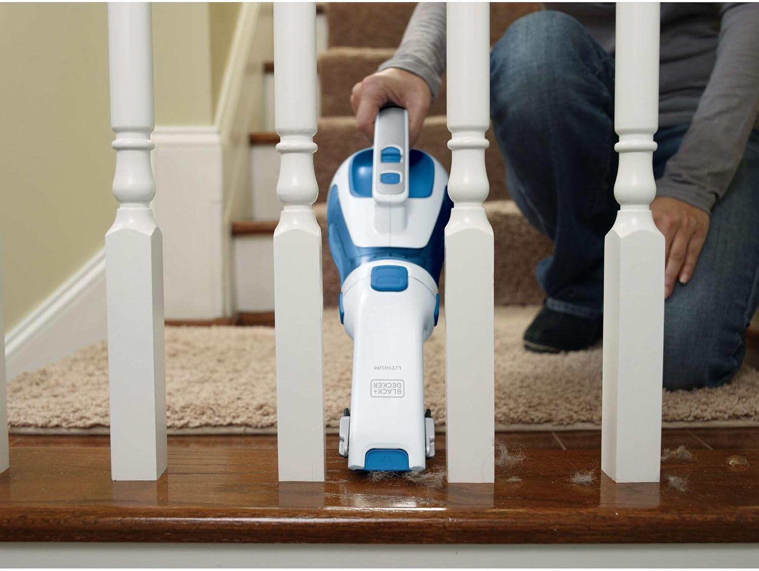 imageBLACKDECKER dustbuster Handheld Vacuum Cordless Car Vacuum Portable 12V with Rotating and Extendable Nozzle HHVI320JR02