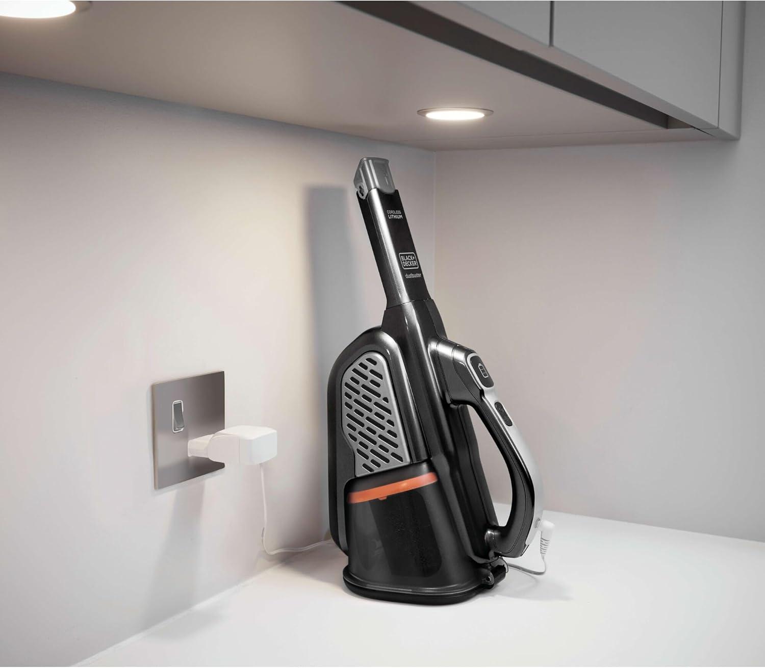 imageBLACKDECKER dustbuster Portable Vacuum Cordless Handheld Small Hand Vacuum Cleaner for Dorm Home and Car Powerful 20V AdvancedClean HHVK515J00FF20V AdvancedClean
