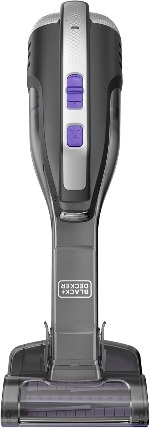 imageBLACKDECKER dustbuster Reveal Pet Hair Vacuum Hand Held Vacuum Cordless Portable for Home and Car Rechargeable LED Light Powerful Suction Includes Pet Brush and Crevice Tool HLVD320BP07