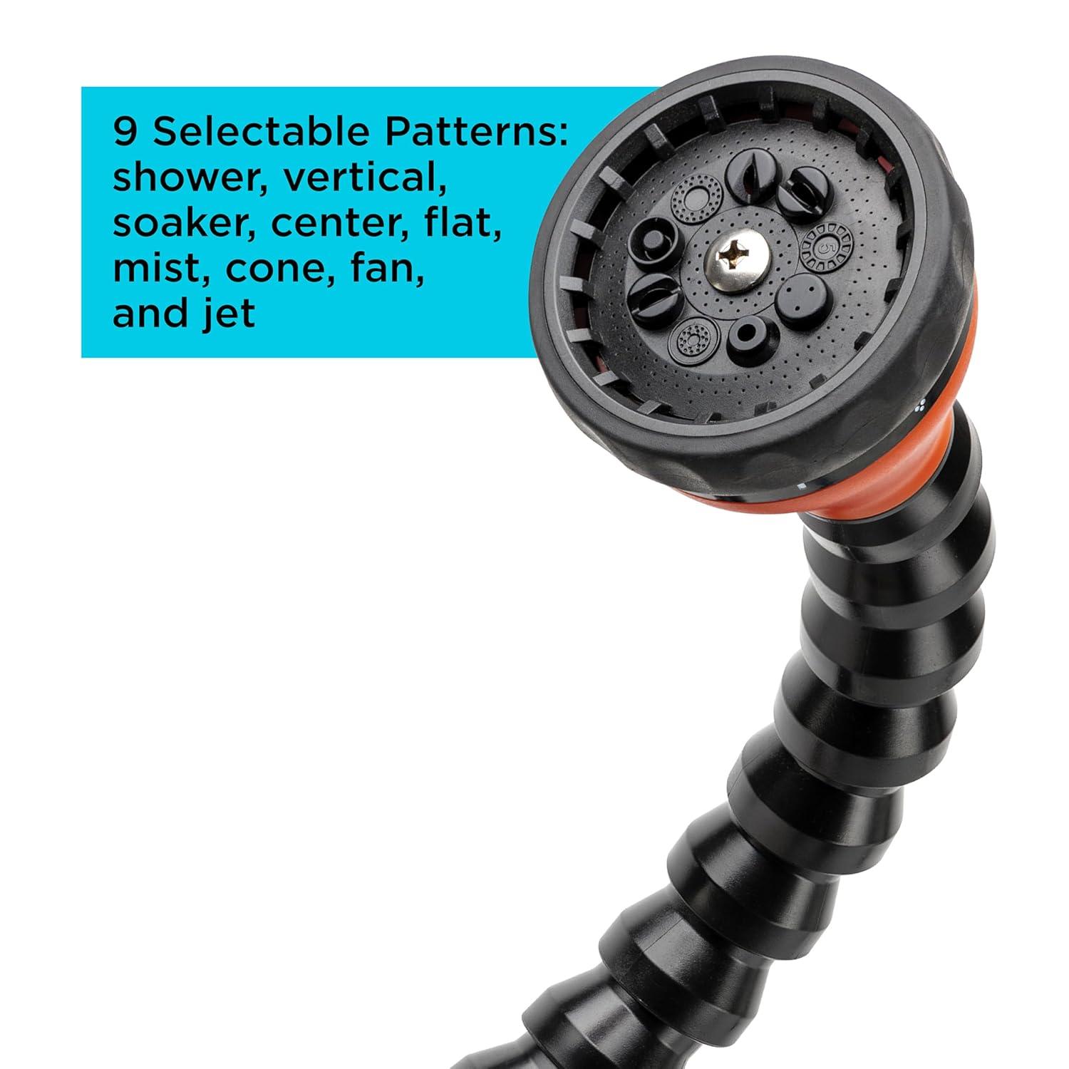 imageBlack Decker 28 Snake Wand 9 Spray Patterns Flexible Neck Comfort Grip BD57383