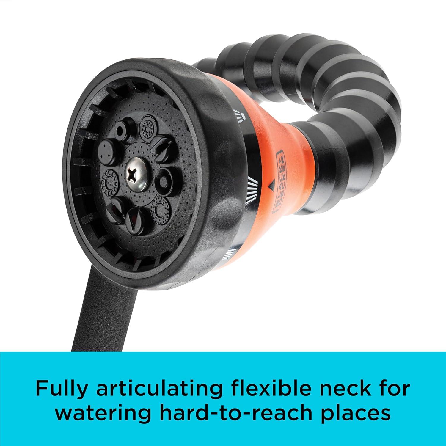 imageBlack Decker 28 Snake Wand 9 Spray Patterns Flexible Neck Comfort Grip BD57383