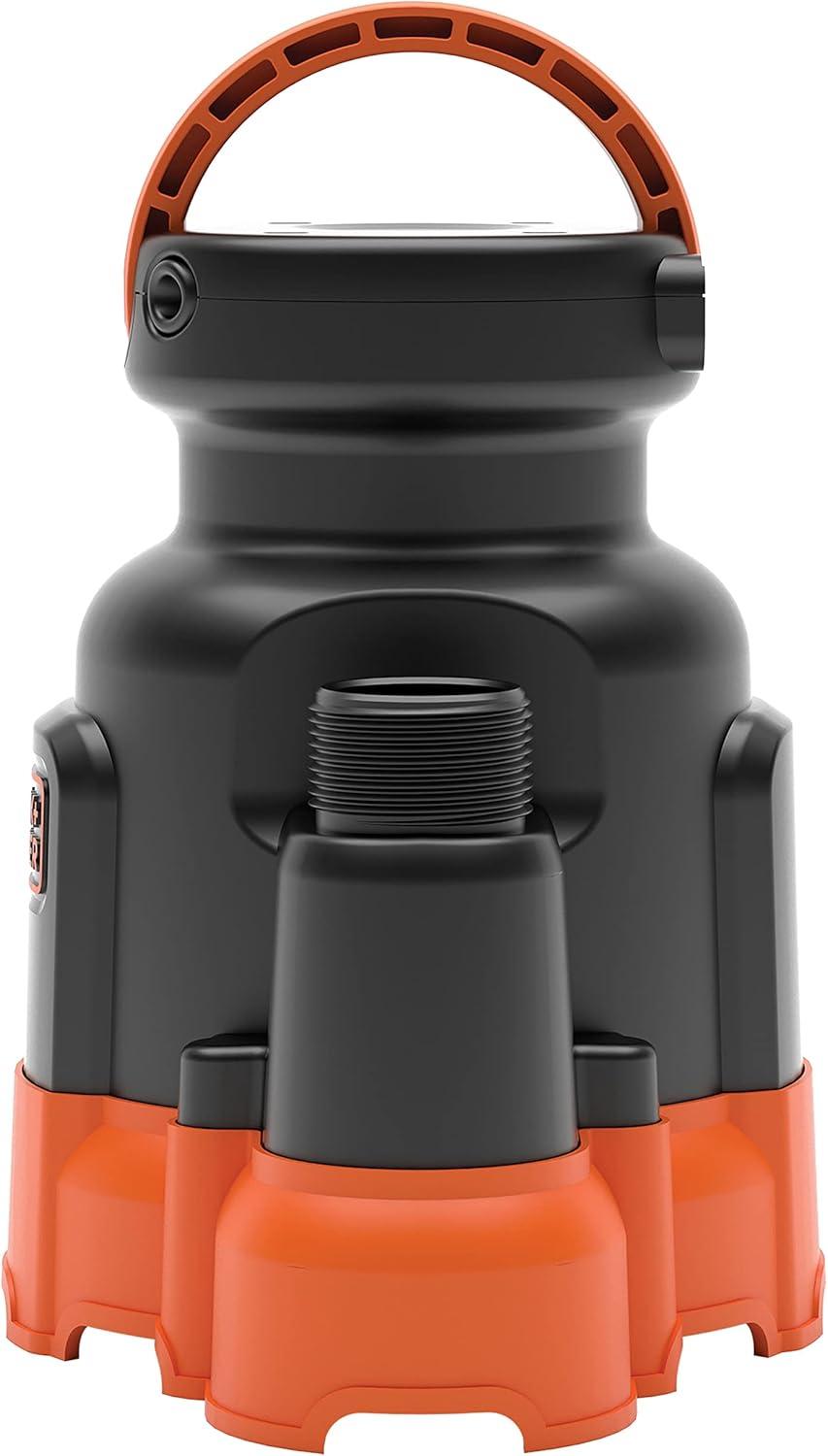 imageBlackDecker 14 HP Submersible WaterUtility Pump Pumps up to 2300 GPH13 HP