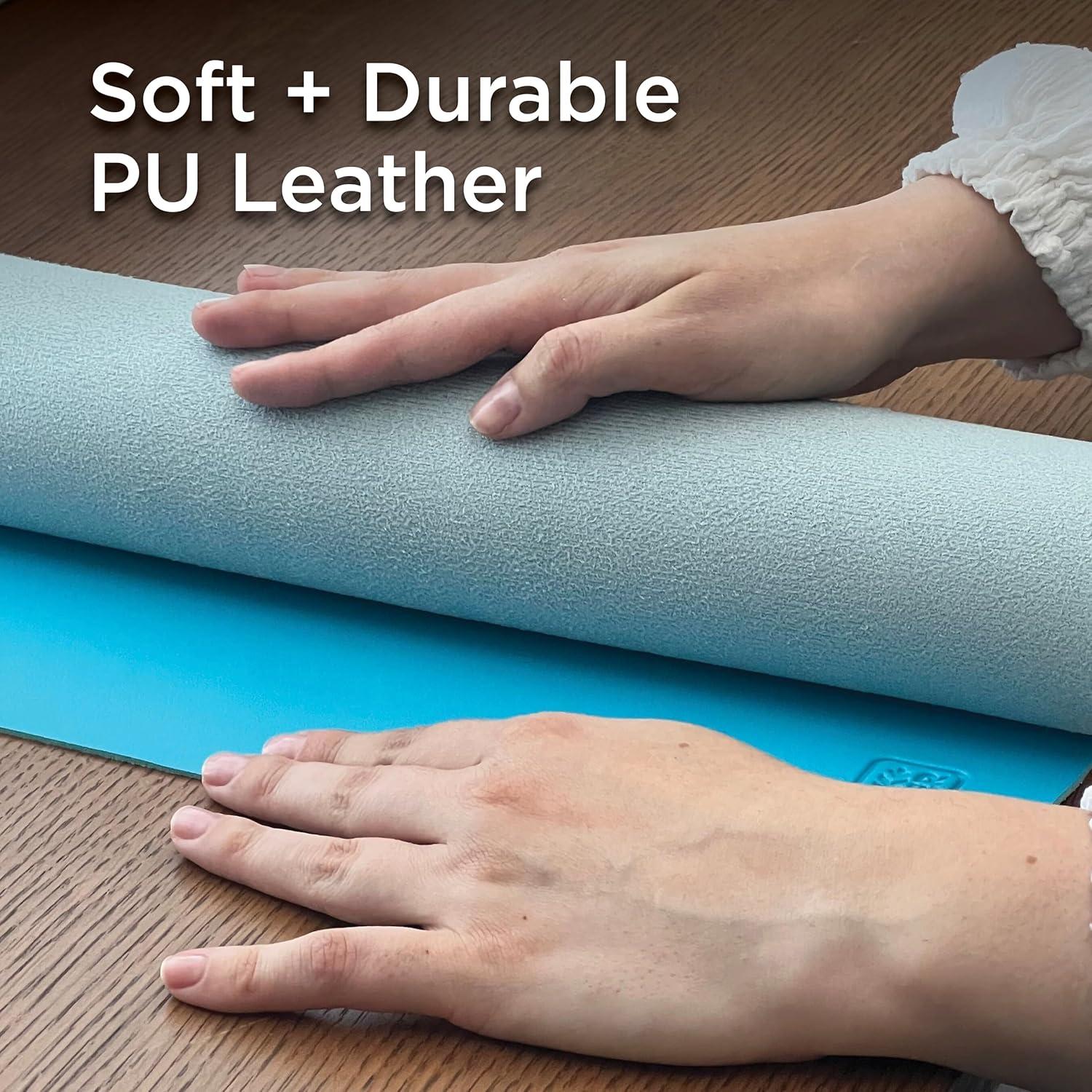 imageBlackDecker Faux Leather Desk Mat for Keyboard and Mouse Protective Desk Decor Gaming Work from Home Office AccessoryLoch Ness