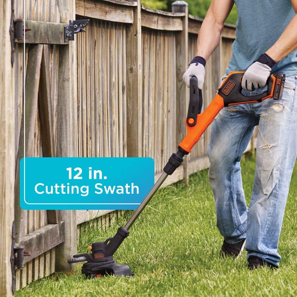 imagebeyond by BLACKDECKER 20V MAX String Trimmer Edger 12Inch LST522E1AEVTrimmerEdger