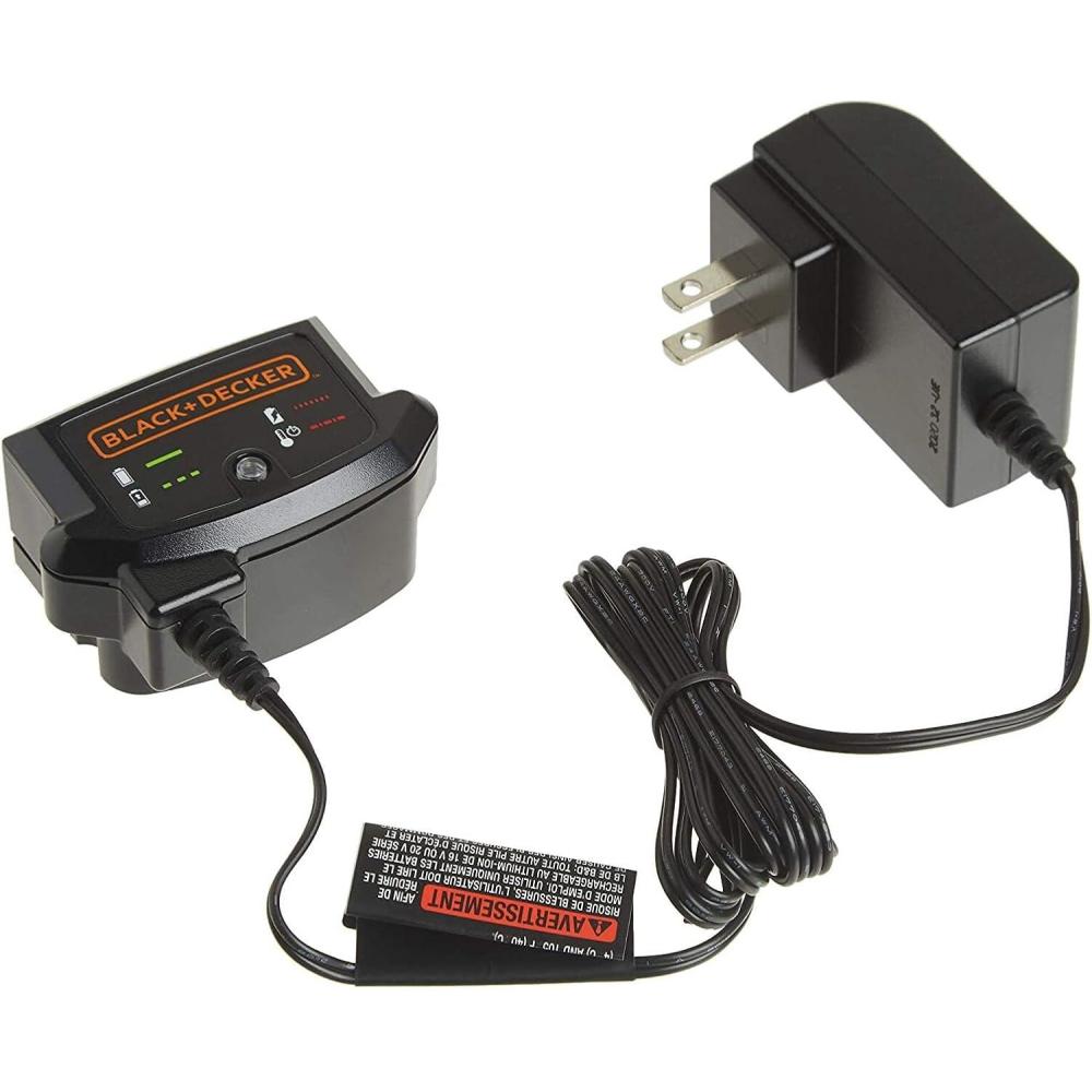 imageBLACKDECKER 20V MAX Lithium Battery Charger Compatible with 12V and 20V Battery Battery Sold Separately LCS1620BOne Size