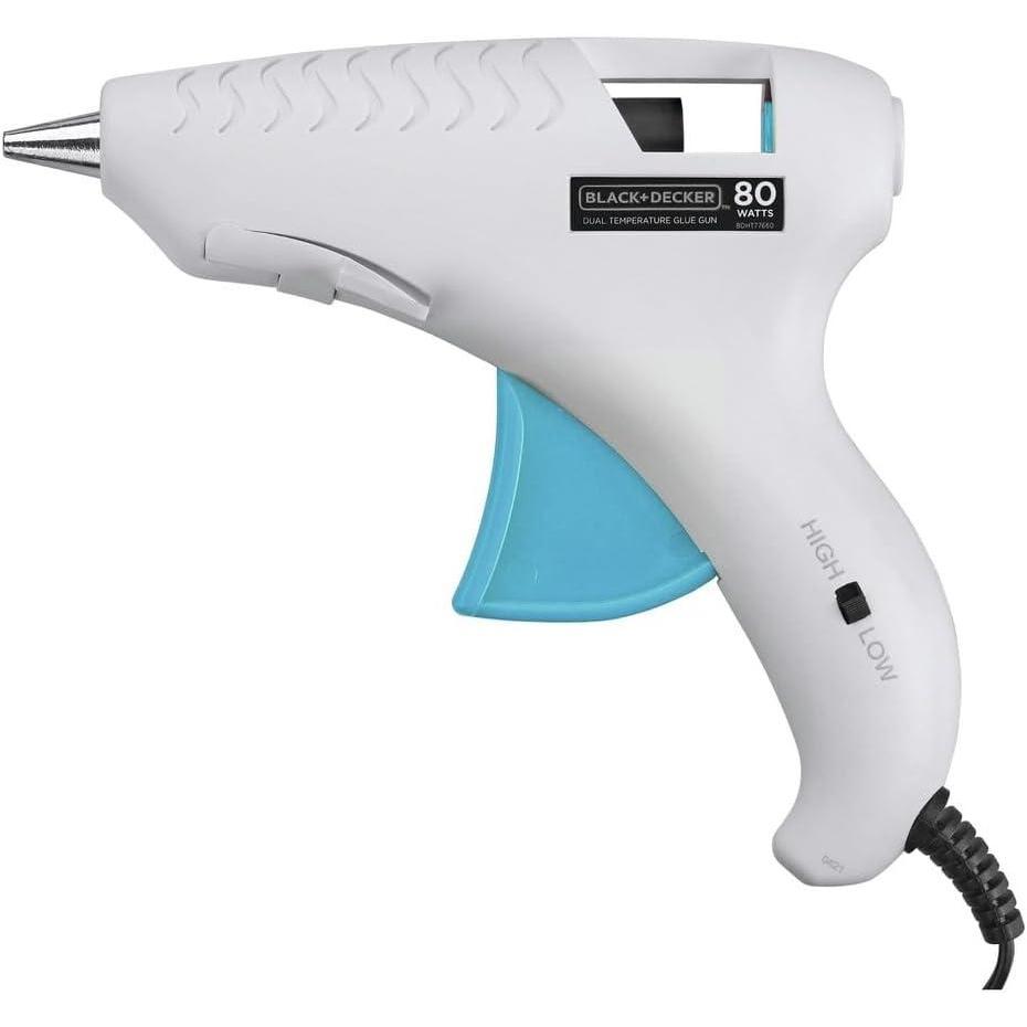 imageBLACKDECKER 4V MAX Cordless Glue Gun USB Rechargeable BCGL115FF WhiteCorded Glue Gun