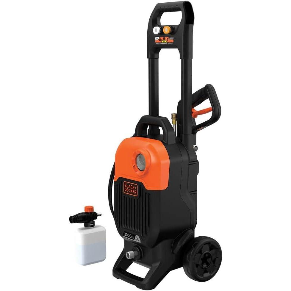 imageBLACKDECKER Electric Cold Water Pressure Washer 2000 MAX PSI 12 GPM BEPW2000