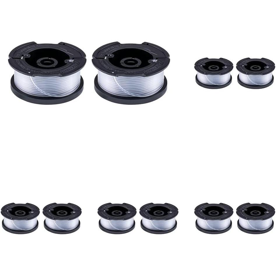 imageBLACKDECKER Weed Eater String Genuine OEM Authentic Trimmer Line 3Pack 30Feet of Replacement Spool 0065Inch Diameter AF1003ZP10 pack