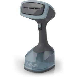 BLACK+DECKER 1400W Advanced Handheld Steamer, 3 Attachments, Gray/Blue, HGS200(Handheld)