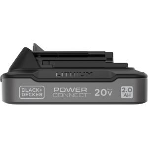 BLACK+DECKER 20V MAX Lithium Battery POWERCONNECT 2.0Ah Cordless Tool Battery Packs, Lightweight Power Tool Battery, Charger Sold Separately (LBXR2020-OPE)(Lithium Ion Battery With Indicator Light)