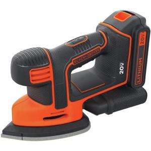 BLACK+DECKER 20V MAX* Mouse Sander, Tool Only (BDCMS20B)(Sander)