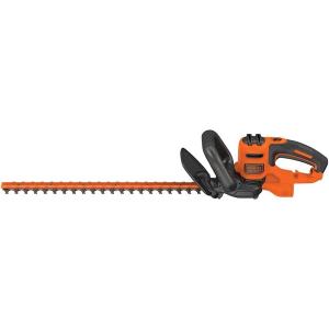 BLACK+DECKER 22″ Electric Hedge Trimmer, Lightweight 4.0 Amp Corded Dual Action Shrub Trimmer, Full Wraparound Handle, High Output Low Vibration (BEHT350FF)