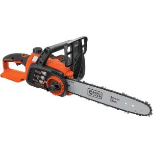 BLACK+DECKER 40V MAX Electric Chainsaw Cordless, 12 Inch Battery Chainsaw, Battery and Charger Included, Longer Runtime, Lightweight Rechargeable (LCS1240)(40V Chainsaw Kit)