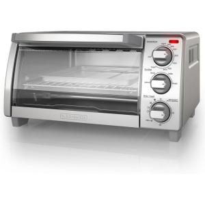 BLACK+DECKER 4-Slice Toaster Oven with Natural Convection, Stainless Steel, TO1760SS (TO1760SST-1)(Toaster Oven)