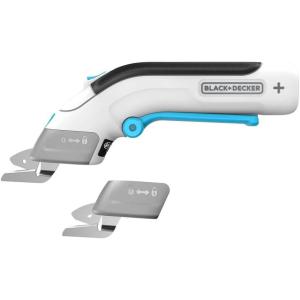 BLACK+DECKER 4V MAX Cordless Electric Fabric Craft Scissors, USB Rechargeable (BCSC115FF)