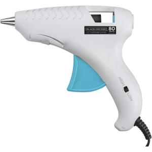 BLACK+DECKER 4V MAX Cordless Glue Gun, USB Rechargeable (BCGL115FF), White(Corded Glue Gun)