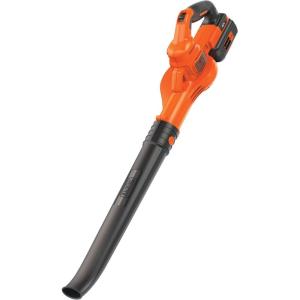BLACK+DECKER Cordless Leaf Blower, 40V MAX , Leaf Blower Cordless with Battery and Charger, 125 MPH Air Speed, Lightweight Handheld Yard Sweeper (LSW40C)(40V Cordless Sweeper Kit)