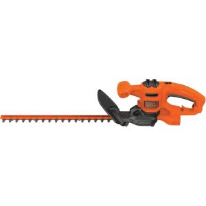 BLACK+DECKER Electric Hedge Trimmer, 17-Inch Corded 3.2 Amp, Dual Action, Reduced Vibration, Cleaner Cut, Lightweight, 3800 Cuts per Min (BEHT150)(Hedge Trimmer)