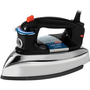 BLACK+DECKER The Classic Iron, F67E-T, Aluminum Soleplate, Steam or Dry Ironing, 7 Temperature Settings, Anti-Drip(Standard)