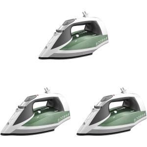 BLACK+DECKER Vitessa Advanced Steam Iron, ICR2020, Even Steam Nonstick Soleplate, Auto Shutoff, Tangle-Free Retractabel Cord, Green(5.79″ x 11.73″ x 4.84″ (Pack of 3))