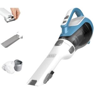 BLACK+DECKER dustbuster AdvancedClean Handheld Vacuum Cordless, Compact Home and Car Vacuum with Crevice Tool, Rotating Nozzle and Charging Station, Large Dust Bowl (CHV1410L)(AdvancedClean)