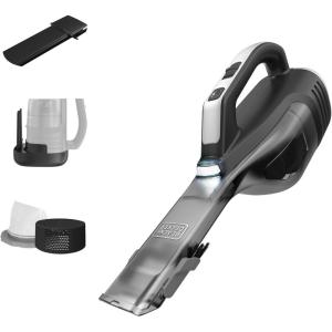 BLACK+DECKER dustbuster AdvancedClean Handheld Vacuum Cordless, Compact Home and Car Vacuum with Crevice Tool, Rotating Nozzle and Charging Station, Large Dust Bowl (CHV1410L)(NEW Reveal with LED Light)