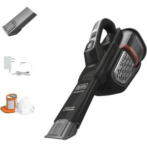 BLACK+DECKER dustbuster Portable Vacuum Cordless Handheld, Small Hand Vacuum Cleaner for Dorm Home and Car, Powerful 20V AdvancedClean+ (HHVK515J00FF)(20V AdvancedClean)