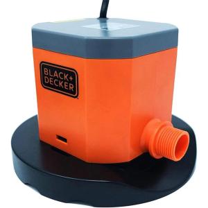 Black+Decker Pool Cover Pump, 800 Gallons Per Hour, Manual Switch