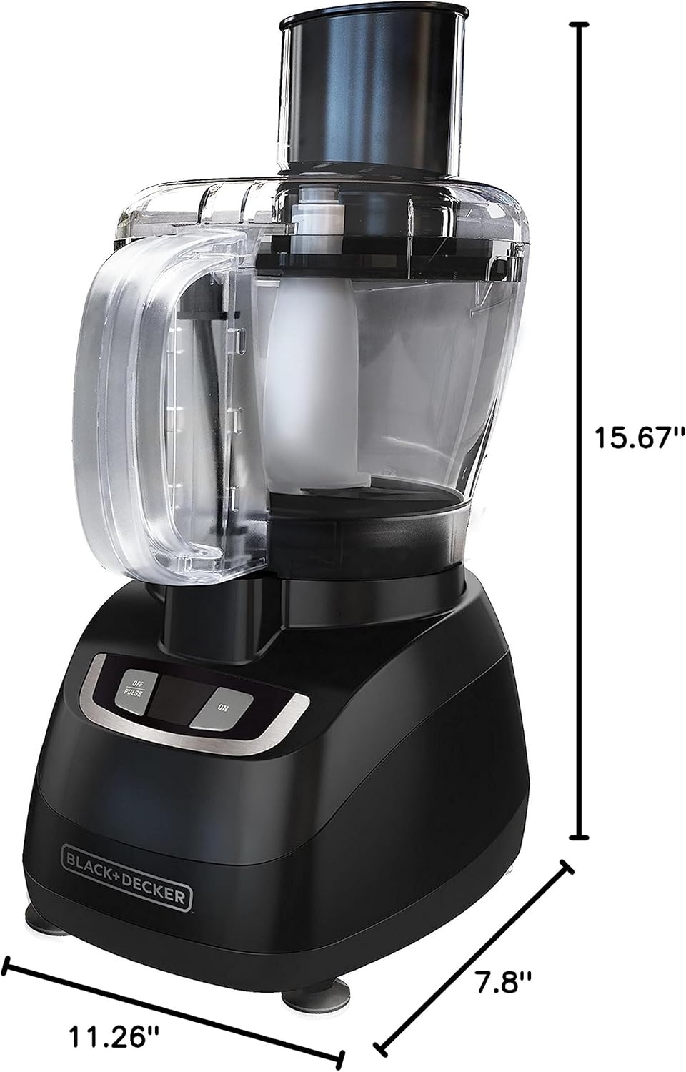 imageBLACKDECKER 8Cup Food Processor Black FP1600B8 Cup Pack of 2
