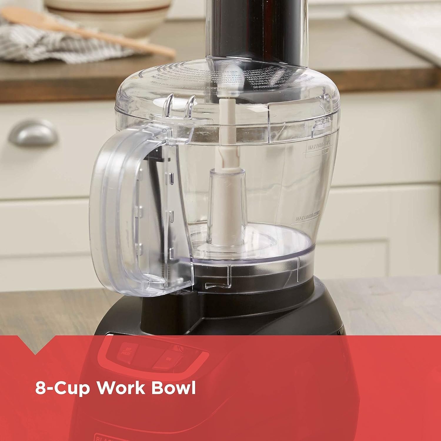 imageBLACKDECKER 8Cup Food Processor Black FP1600B8 Cup Pack of 2