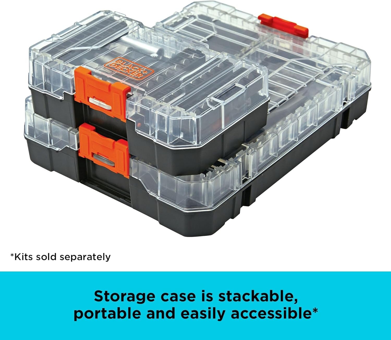 imageBLACKDECKER BLACK DECKER Screwdriver Bit Set 40Piece BDAST40SETFF200 Piece Set