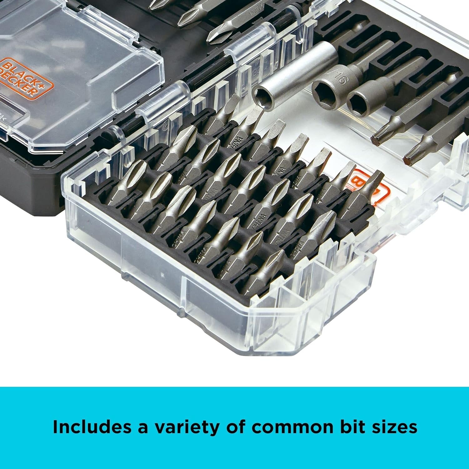 imageBLACKDECKER BLACK DECKER Screwdriver Bit Set 40Piece BDAST40SETFF40 Piece Set