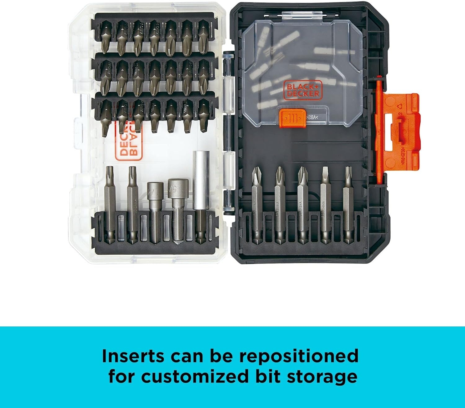 imageBLACKDECKER BLACK DECKER Screwdriver Bit Set 40Piece BDAST40SETFF40 Piece Set