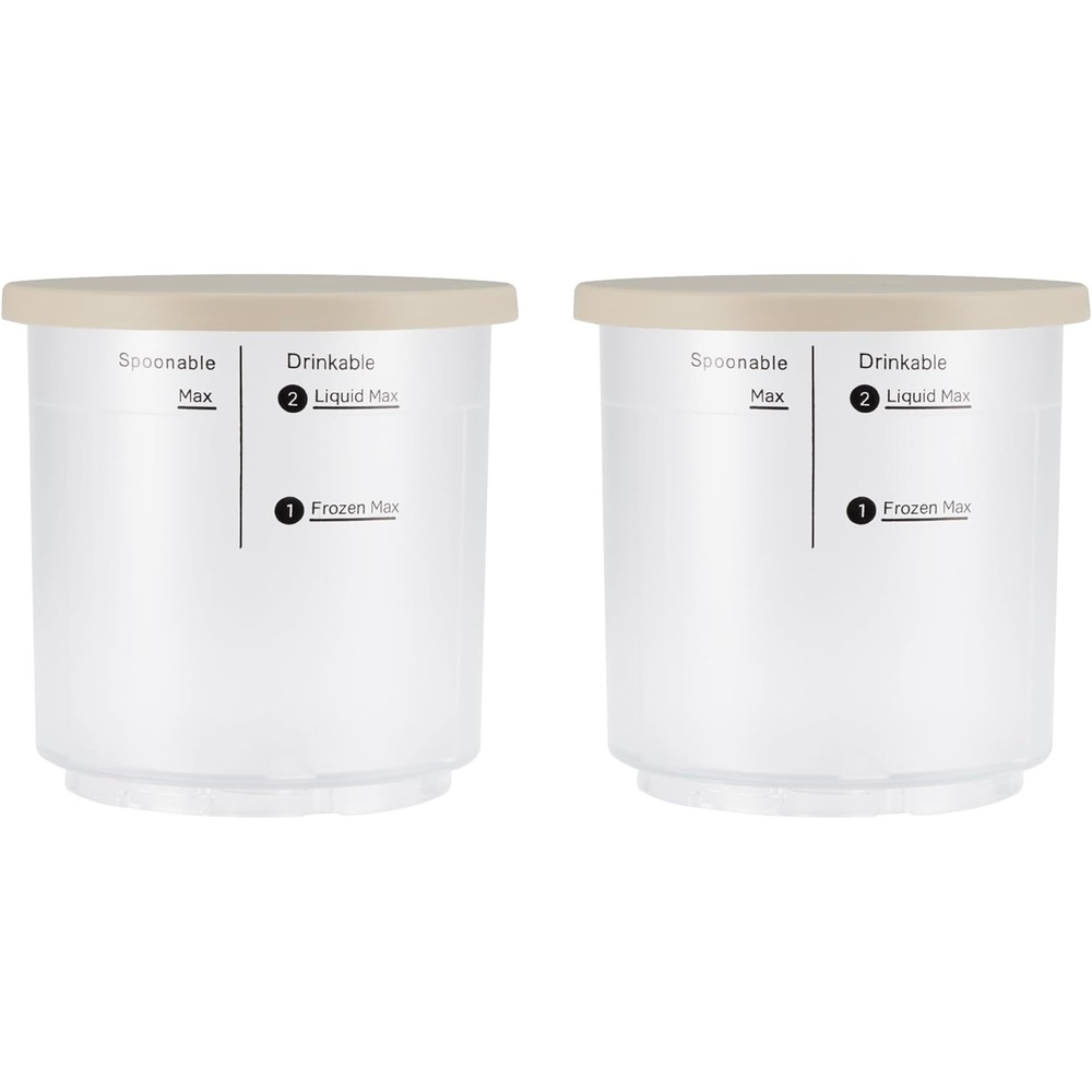 imageBLACKDECKER Ice Cream Maker for Families amp Kids Make Protein Keto amp DairyFree Ice Cream Gelato amp Milkshakes at Home Easy Creamy Pint Machine with MixInsIce Cream 2Pack Pint Jars