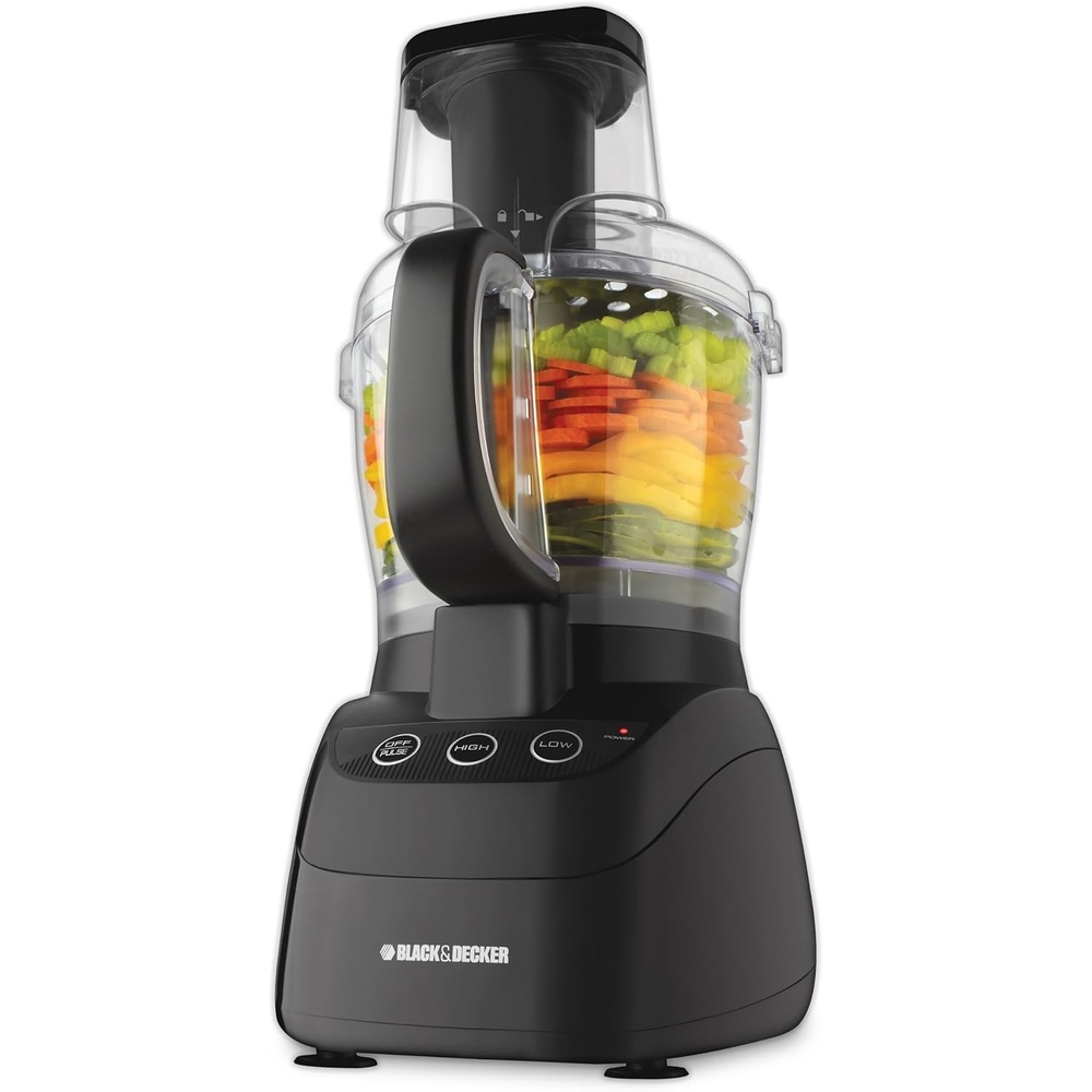 imageBlackDecker FP2500B PowerPro WideMouth 10Cup Food Processor BlackBlack