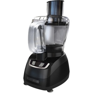 BLACK+DECKER 8-Cup Food Processor, Black, FP1600B(8 Cup)