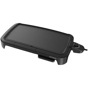 BLACK+DECKER 8-Serving Electric Griddle, GD2051B, Non-Stick Cooking Surface, Warming Tray, Removable Drip Tray, Family Sized(Griddle with Warming Tray)